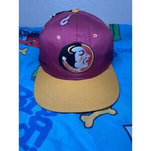 Vintage 90s Florida State Seminoles college snapback NWT